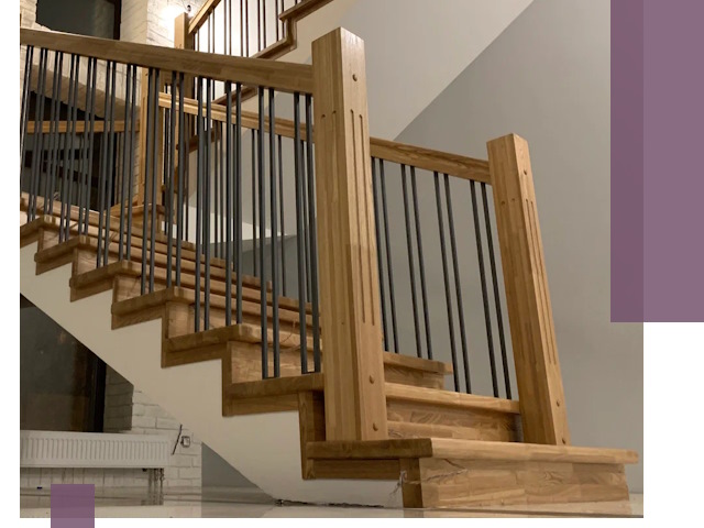 Реставрация деревянных и металлических лестниц в Апатитах