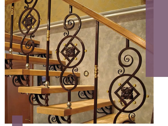 Изготовление кованых лестниц под ключ в Апатитах