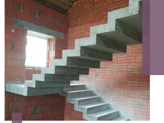 Бетонные лестницы под ключ в Апатитах: монтаж, демонтаж, ремонт