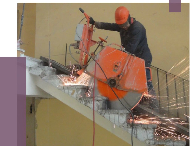 Демонтаж бетонных лестниц в Апатитах от 4667 руб. за м2 | ПРОЛЁТ-Птт