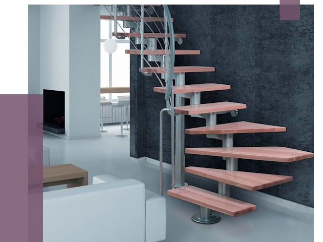 Модульные лестницы в Апатитах от 17114 руб. — купить в ПРОЛЁТ-Птт