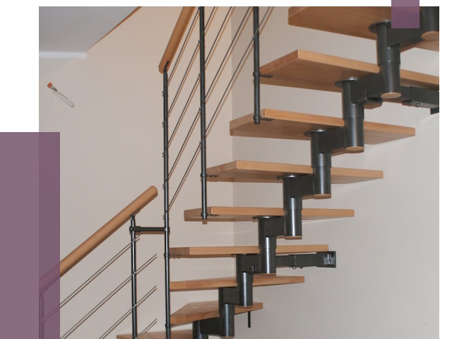 Изготовление модульных лестниц в Апатитах от 11669 руб. 