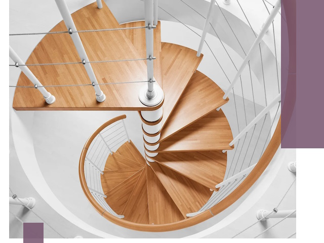 Изготовление винтовых лестниц под ключ в Апатитах