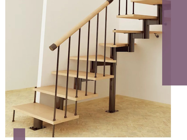 Монтаж лестниц на больцах в Апатитах — быстро и надежно