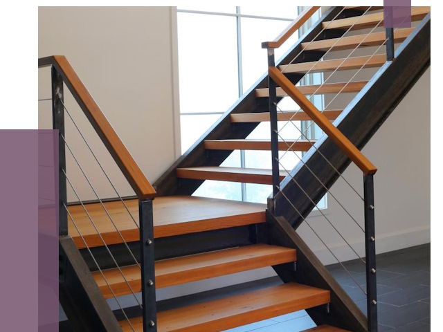 Изготовление лестниц на металлокаркасе в Апатитах от 19188 руб. | ПРОЛЁТ-Птт