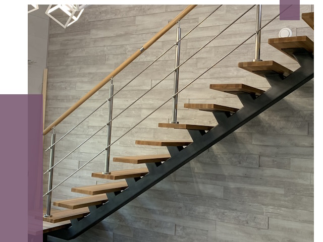 Изготовление лестниц на монокосоуре в Апатитах от 77271 руб. 