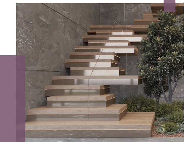 Современные лестницы в Апатитах от 14002 руб. | ПРОЛЁТ-Птт