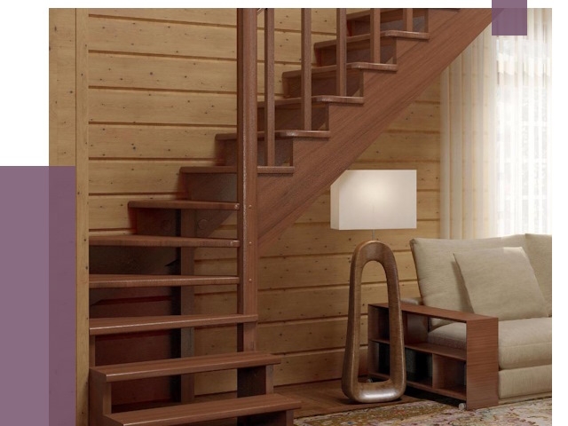 Лестницы эконом класса в Апатитах от 18514 руб. бюджетные решения