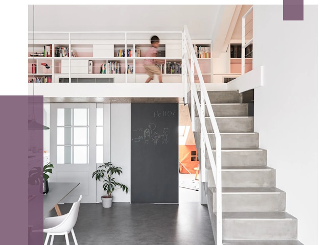 Лестницы для двухуровневой квартиры в Апатитах от 178917 руб. | ПРОЛЁТ-Птт