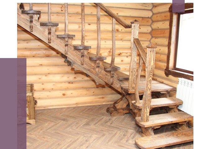 Лестницы в баню в Апатитах от 19396 руб. — изготовление | ПРОЛЁТ-Птт