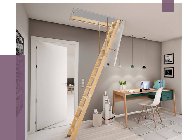 Чердачные лестницы в Апатитах — от 14780 руб. | ПРОЛЁТ-Птт