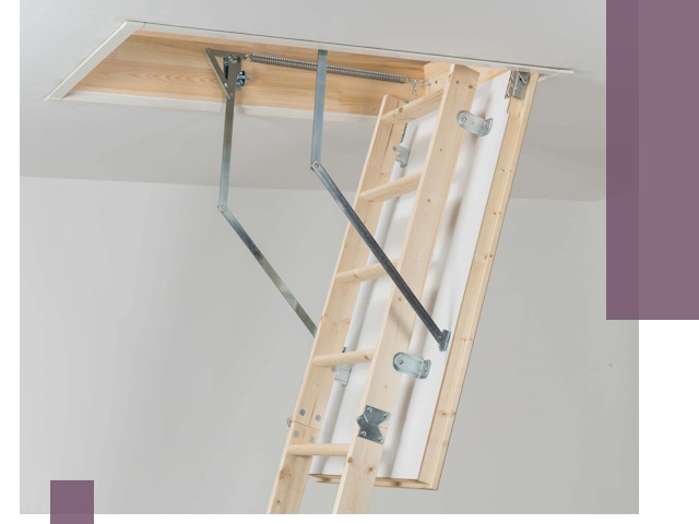 Установка чердачной лестницы под ключ в Апатитах