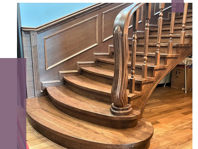 Дубовые лестницы под ключ в Апатитах от 178917 руб. — ПРОЛЁТ-Птт