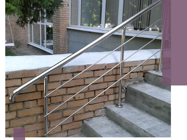 Перила из нержавеющей стали высокого качества в Апатитах
