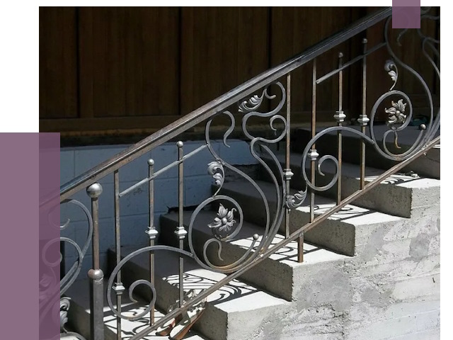 Кованые перила в Апатитах от 8816 руб. под ключ — качество от ПРОЛЁТ-Птт