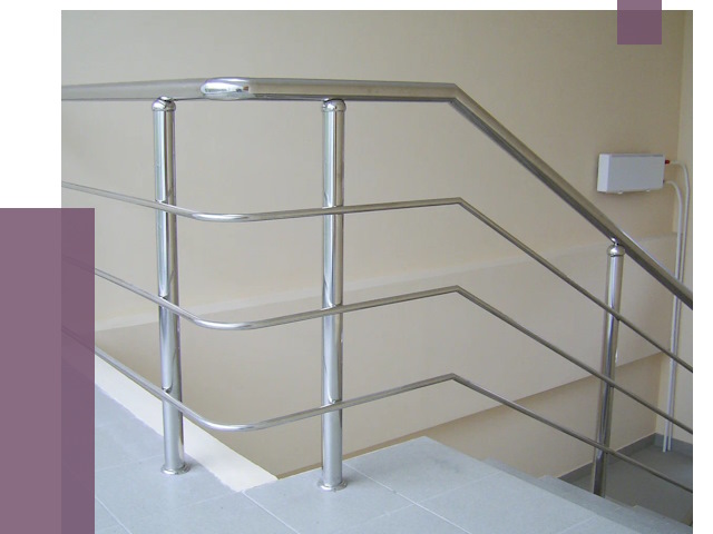 Алюминиевые перила в Апатитах от 6431 руб. под ключ | ПРОЛЁТ-Птт