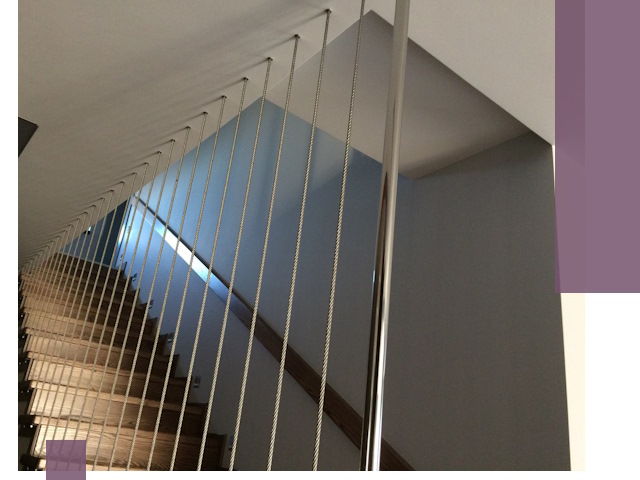 Тросовые перила под ключ в Апатитах — производство и монтаж