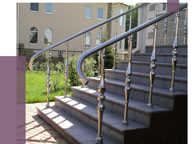 Перила для крыльца в Апатитах от 10891 руб. — монтаж ПРОЛЁТ-Птт