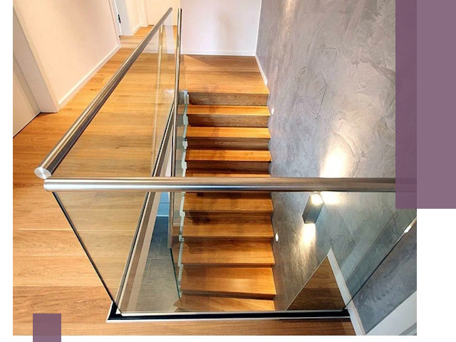 Перила для лестницы в доме — изготовление и монтаж в Апатитах