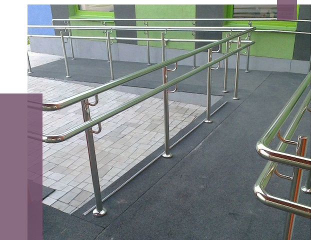 Ограждения пандусов в Апатитах от 4408 руб. монтаж | ПРОЛЁТ-Птт