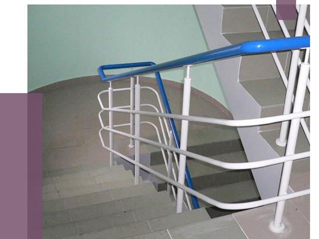 Перила в подъезде в Апатитах — установка и замена от 7520 руб. | ПРОЛЁТ-Птт