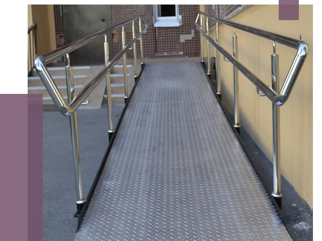 Пандусы в Апатитах от 12446 руб. — установка для инвалидов | ПРОЛЁТ-Птт