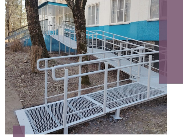 Пандусы под ключ в Апатитах: изготовление, монтаж и демонтаж