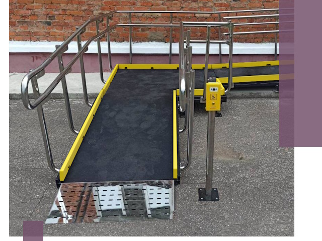 Изготовление наклонных пандусов для инвалидов в Апатитах