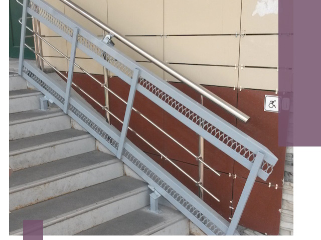 Изготовление откидных пандусов под ключ в Апатитах