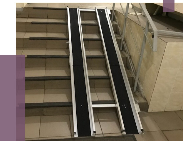 Установка пандуса в подъезд в Апатитах от 8090 руб. под ключ | ПРОЛЁТ-Птт