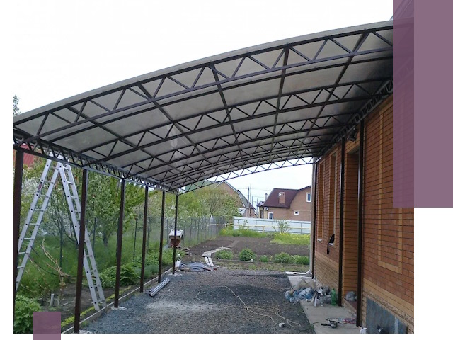 Профессиональный монтаж навесов под ключ в Апатитах