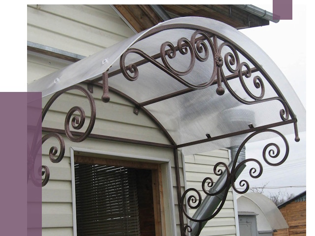 Изготовление козырьков в Апатитах от 7468 руб. — заказать | ПРОЛЁТ-Птт