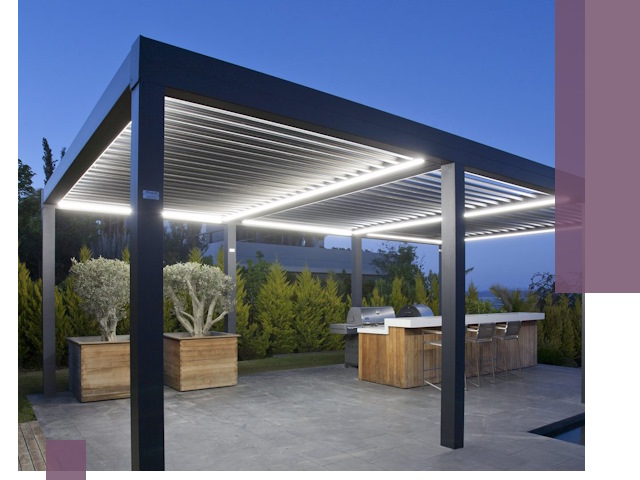 Навесы отдельно стоящие под ключ в Апатитах из металла и поликарбоната