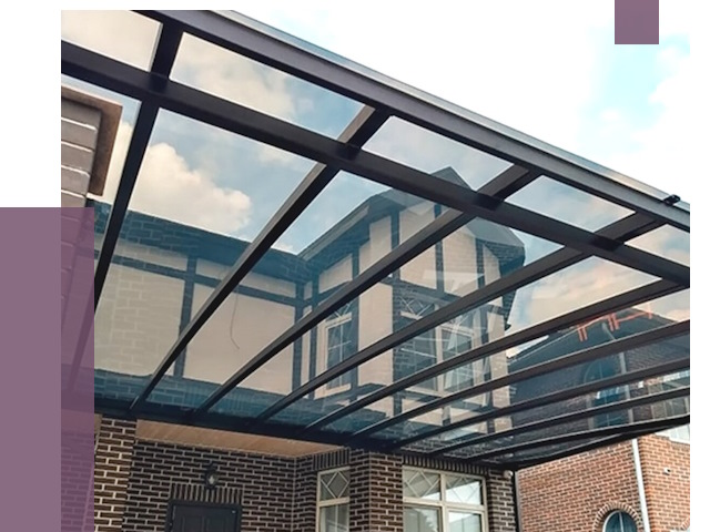 Навесы из поликарбоната в Апатитах от 8733 руб. под ключ — ПРОЛЁТ-Птт