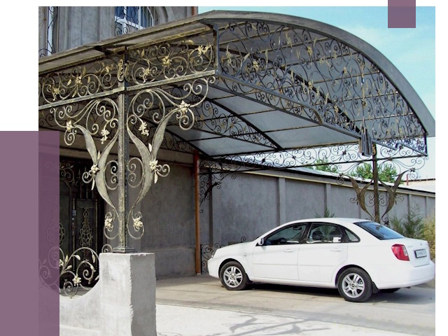 Кованые навесы в Апатитах от 14780 руб. | ПРОЛЁТ-Птт