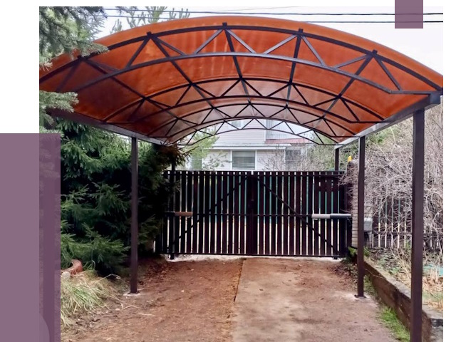 Арочные навесы в Апатитах от 12913 руб. — изготовление и монтаж | ПРОЛЁТ-Птт