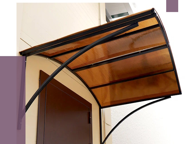 Недорогие козырьки в Апатитах от 7696 руб.  | ПРОЛЁТ-Птт