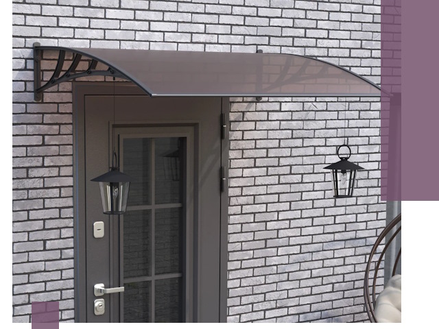 Недорогие козырьки и навесы под ключ в Апатитах