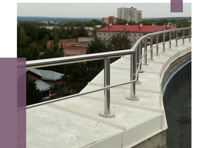 Парапеты и ограждения кровли в Апатитах от 5030 руб. 