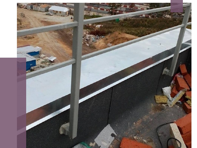 Монтаж парапетов в Апатитах от 4356 руб.  | ПРОЛЁТ-Птт