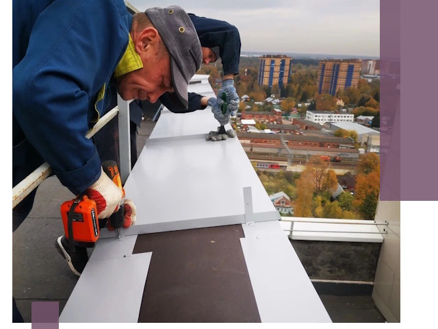 Монтаж парапетов в Апатитах — установка прочных металлических ограждений