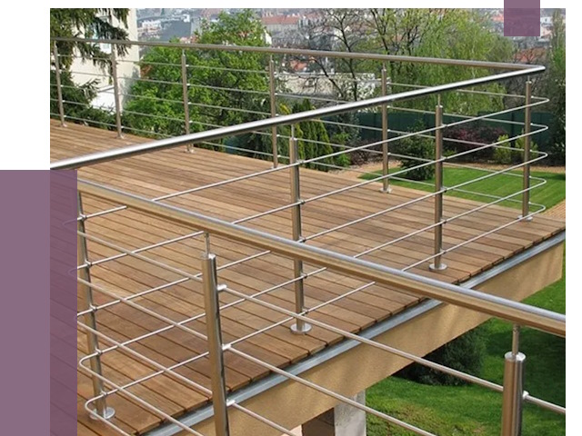 Алюминиевые парапеты в Апатитах под ключ от 7883 руб. 