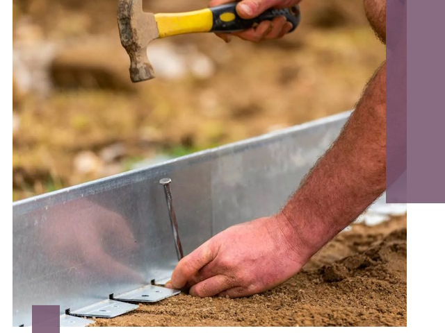 Монтаж металлических бордюров в Апатитах быстро и качественно