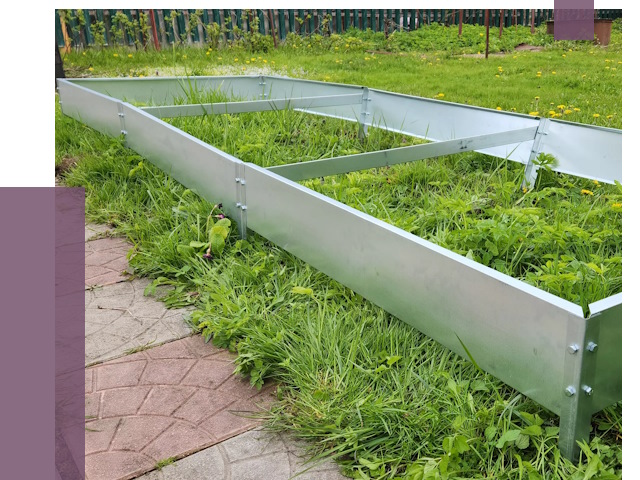 Металлические бордюры для грядок в Апатитах от 1815 руб. 