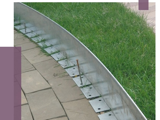 Металлические бордюры для тротуаров в Апатитах от 8816 руб.