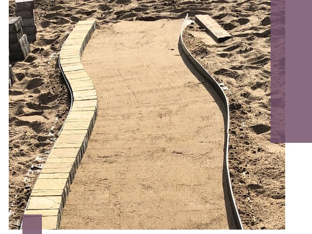 Металлические бордюры для тротуаров в Апатитах — прочные и долговечные