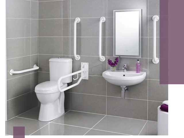 Поручни для санузлов в Апатитах: установка, ремонт и монтаж