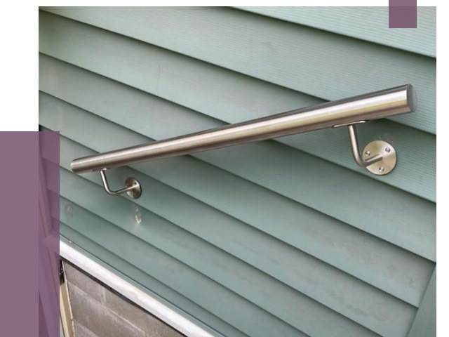 Поручни из нержавеющей стали в Апатитах от 7779 руб.  | ПРОЛЁТ-Птт